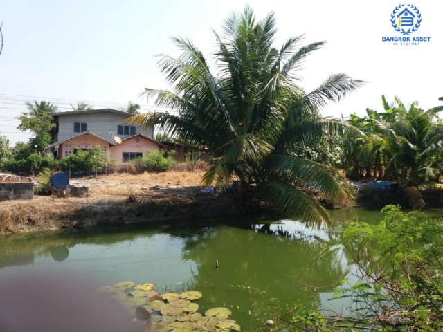 *****บ้านเดี่ยวมือสองย่านนนทบุรี ม.บ้านสวนซอยวัดลาดปลาดุก กาญจนาภิเษก หลังมุม! เนื้อที่กว้างขวางถึง 114.2 ตร.ว. ฟังก์ชัน 3 ห้องนอน 2 ห้องน้ำ 2 ที่จอดรถ  บ้านสวน ต้นไม้เยอะร่มรื่น ใกล้ชุมชน บนทำเลศักยภาพ ใกล้รถไฟฟ้าสายสีม่วง "สถานีคลองบางไผ่"